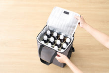 將圖片載入圖庫檢視器 再生聚酯纖維 2WAY 保冷購物袋（原色灰）
